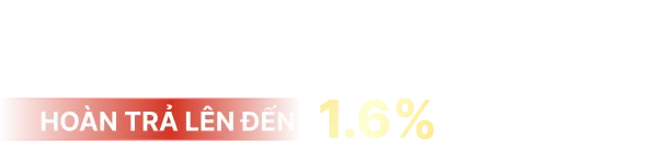 Cuồng Nhiệt Sports Hoàn Trả Lên Đến 1.6%